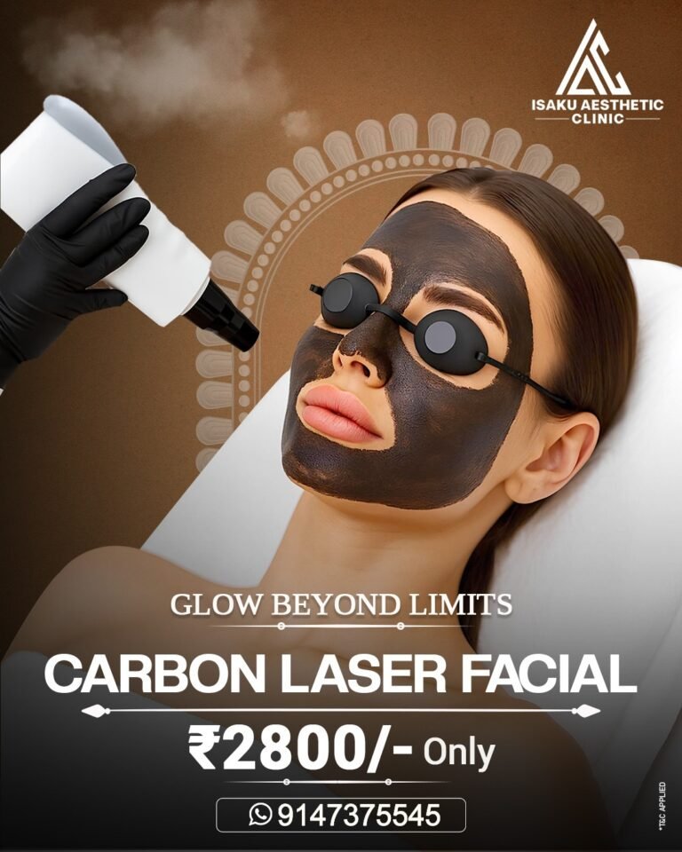 Carbon Laser Facial - Glow Skin - Isaku Aesthetic Clinic - Kolkata - Offer
