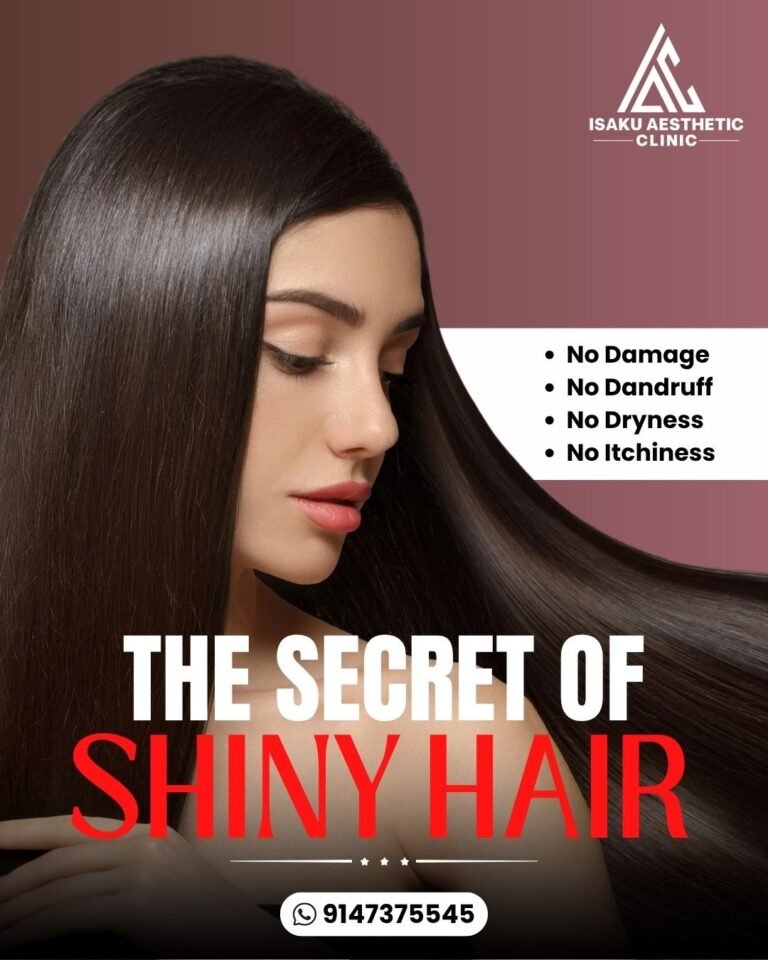 Get Shiny Hair to Boost Your Confidence - Isaku Aesthetic Clinic Kolkata