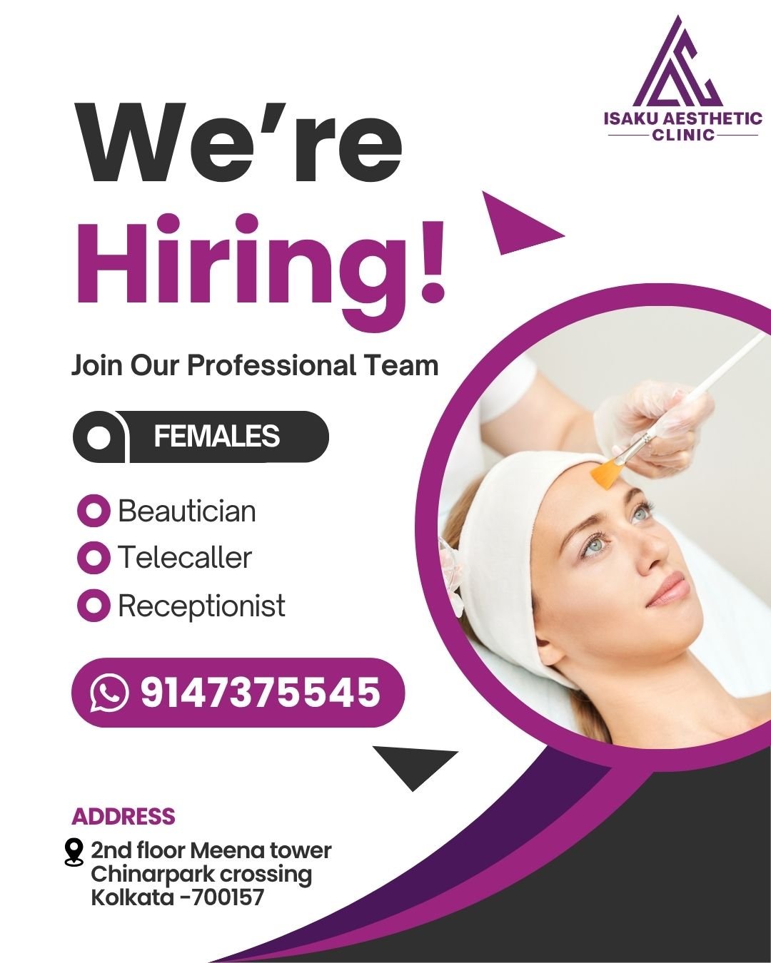 Isaku-Aesthetic-Clinic-Kolkata-is-Hiring-Professionals