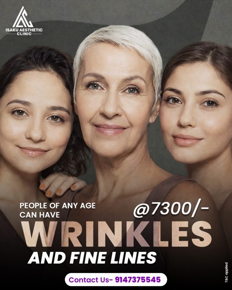 Get Rid of from Wrinkles and Fine Lines - Isaku Aesthetic Clinic Kolkata